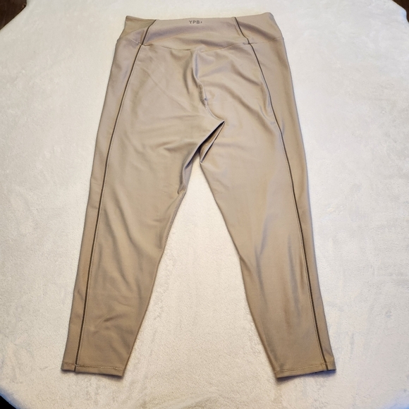 Abercrombie & Fitch YPB Womens Beige High-Waisted Leggings Size XXL  #394 - Picture 6 of 10